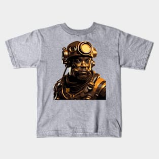 Steampunk Fireman Kids T-Shirt